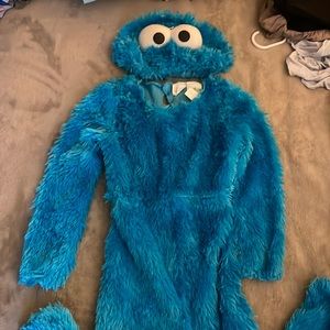 Official Sesame Street Cookie Monster costume, excellent condition